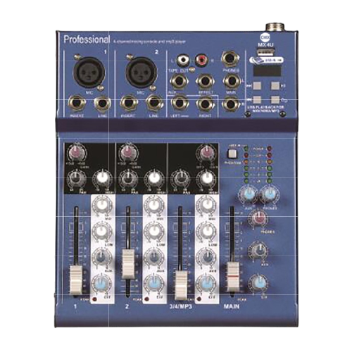 MX4U 4 Kanal Mini Mikser 