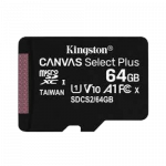 Kingston 64G micro SD  Pls 100R C10 